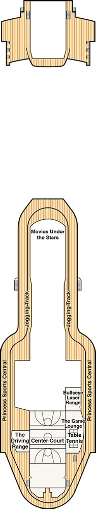 Royal Princess Deck plan & cabin plan