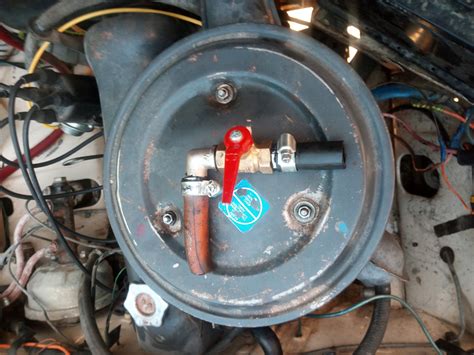 Водопроводный шаровой кран печки ВАЗ 2106 — LADA 21065, 1,5 л., 1997 ...
