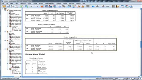 Two Way Repeated Measures ANOVA SPSS Part 6 YouTube