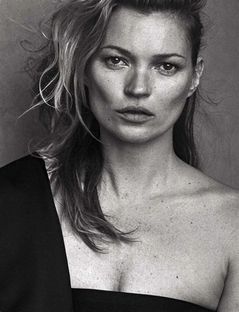 Kate Moss Estrela Editorial By Peter Lindbergh Da Vogue Italiana