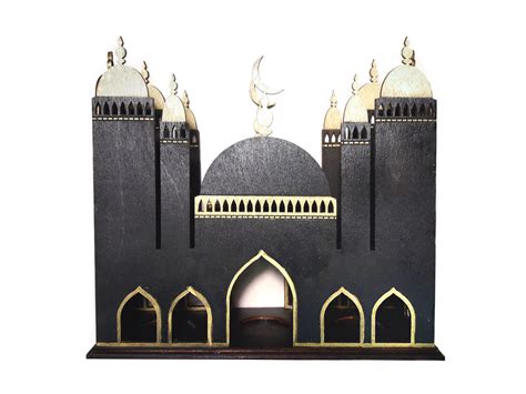 Wooden Mosque Lantern For Three Tea Lights Different Colors Etsy