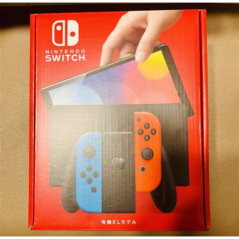 Nintendo Switch 即日発送！！新品未開封★nintendoswitch有機el ネオン 店舗印なしの通販 By みーちゃん