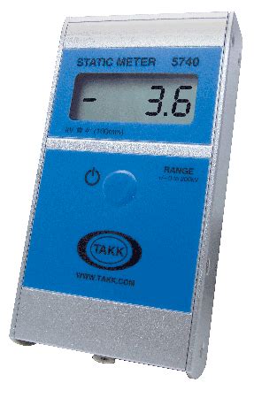 Static Meter - Handheld static meter measures how static is generated