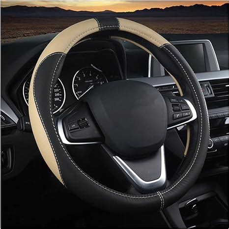 Amazon Besulen Car Steering Wheel Cover Soft Leather Steering