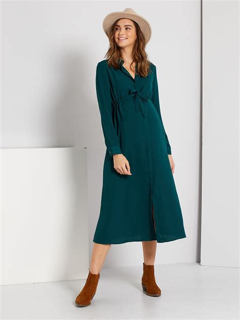 Robe Longue Vert Kiabi 25 00