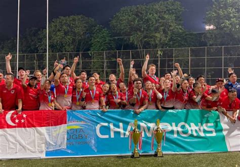 Asia Rugby Sevens Trophy Champions Singapore