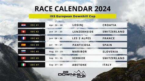 IXS Downhill Cup Kalender 2024 LINES