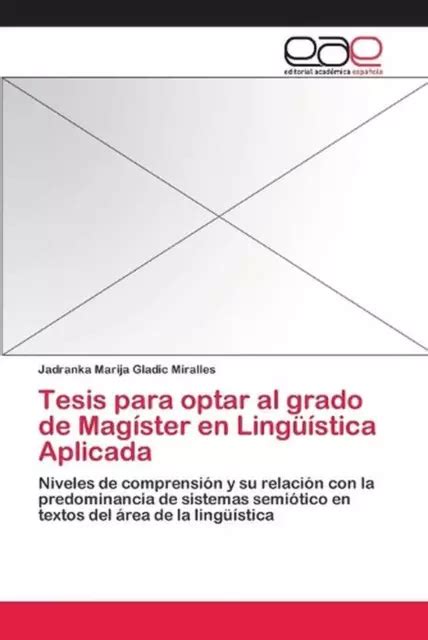 Tesis Para Optar Al Grado De Magster En Lingstica Aplicada By Jadranka