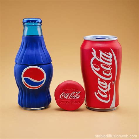 Coca Cola vs Pepsi Comparison | Stable Diffusion Online