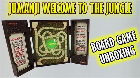 Jumanji Board Game Unboxingthe Noble Collection Youtube