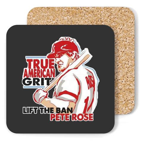 Pete Rose Lift The Ban Hall Of Fame Coasters Sold By