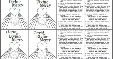 Divine Mercy Printable Prayer Card