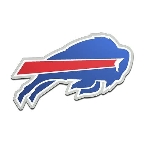 Buffalo Bills Metallic Freeform Logo Auto Emblem