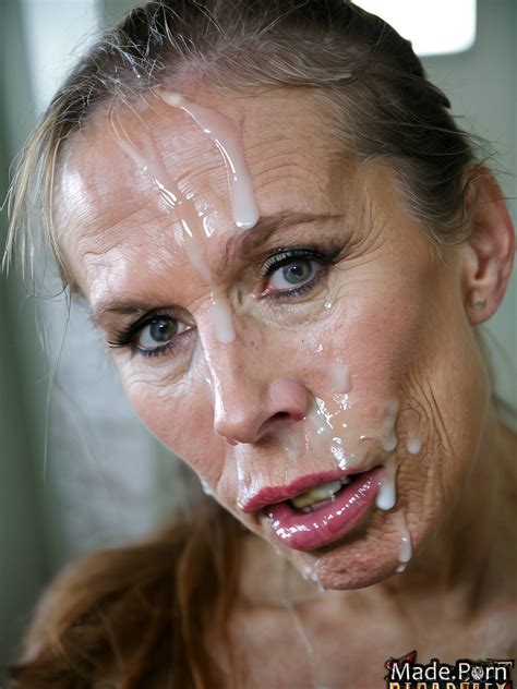 Porn Image Of Close Up Looking At Viewer Bukkake Facial Slutty Wet Created By AI