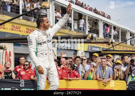 Race Winner Lewis Hamilton GBR Mercedes AMG F1 Celebrates With The