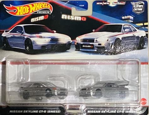 HOT WHEELS CAR Culture Twin Pack Nissan Skyline GT R BNR32 BNR34 2022 New EUR 94 72