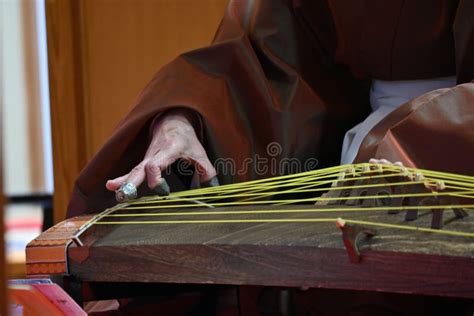 Ancient Japanese Court Music Called `gagaku` In Japan Performance