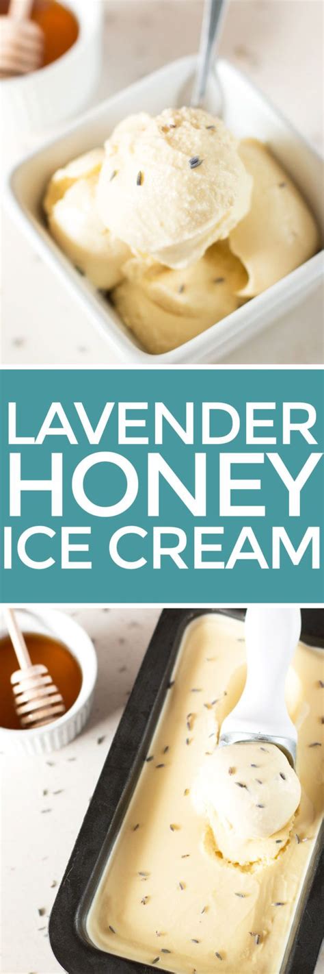 Lavender Honey Ice Cream Recipe