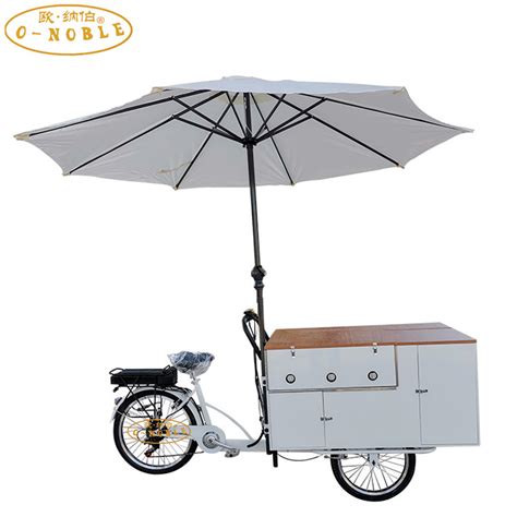 New Luxury Custom Food Bicycle Snack Cold Drink Tricycle Vending Hot