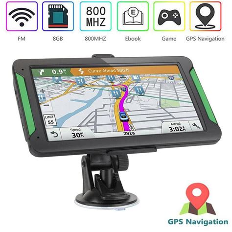 7 Inch 8gb Car Gps Navigator With Free Maps Support Capacitive Touch