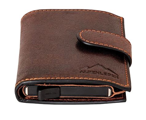 Buy ALPENLEDER Wallet Card Lift 100 Made Of Buffalo Leather RFID