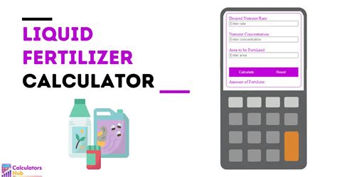 Liquid Fertilizer Calculator Online