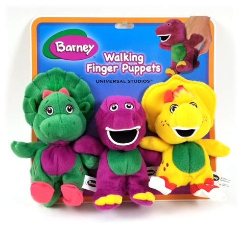 Barney And Friends Universal Studios Parks Walking Finger Puppets