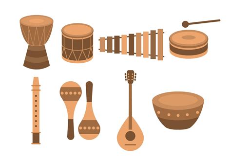 Free African Ethnic Musical Instrument Vector Art At Vecteezy