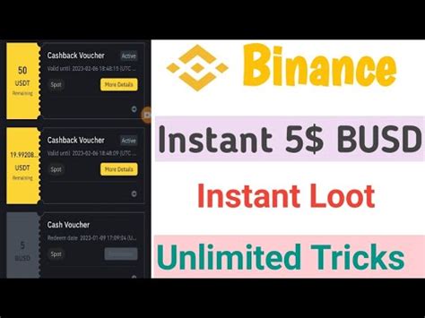 Instant 5 BUSD Binance Gift Card New Offer Today YouTube