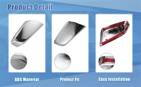 Amazon X Autohaux Pair Car Exterior Chrome Plated Mirror Cover