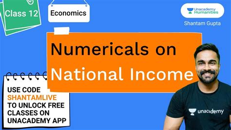 Numericals On National Income Economics Class Ca Shantam Gupta