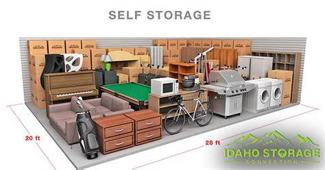 How Big Is A 5X10 Storage Unit Dandk Organizer