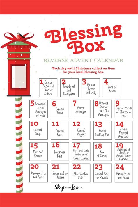 Reverse Advent Calendar | Skip To My Lou