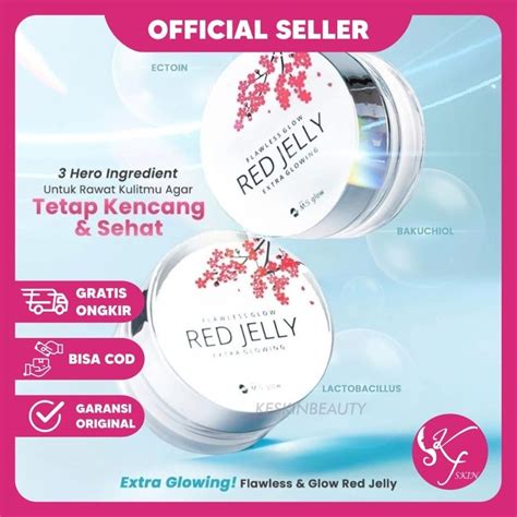 Jual Red Jelly Ms Glow Radianvce Gold Flawless Glow Red Jelly