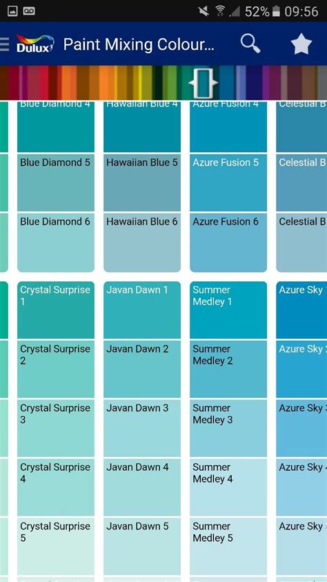 Teal Paint Color Names