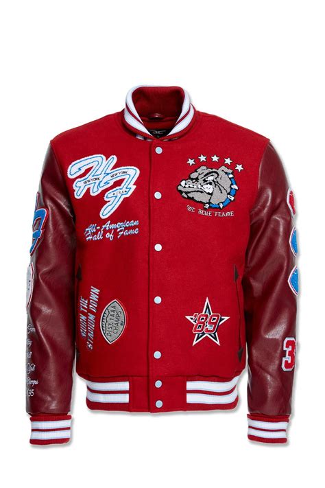 Jordan Craig Men Carton Varsity Jacket Hall Of Fame