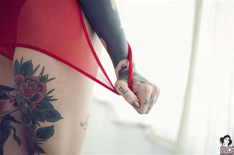 Wallpaper Katherine Tattoo Legs Face Hair Color Nude Sexy Naked