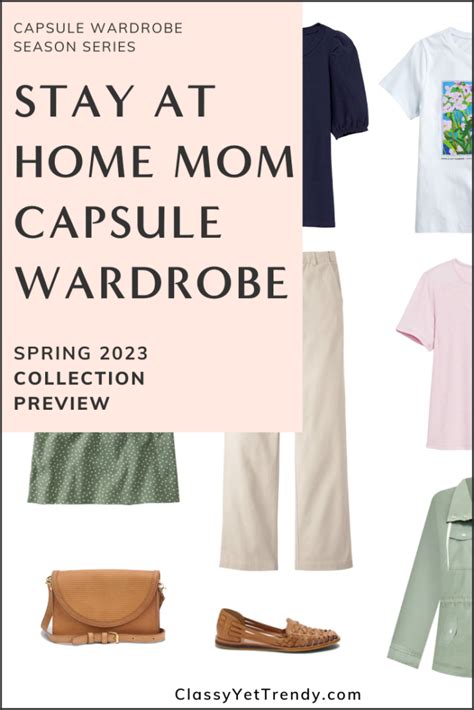 Sneak Peek Of The Stay At Home Mom Spring Capsule Wardrobe