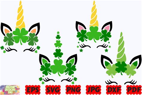 St Patrick S Unicorn SVG Unicorn SVG Graphic By