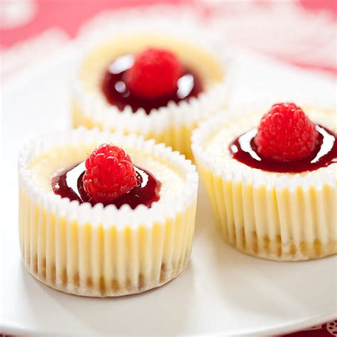 Raspberry Mini Cheesecakes