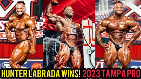 Hunter Labrada Wins Tampa Pro Youtube