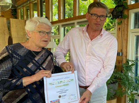 Donatie Van Lions Leiden Lakenstad Singelpark