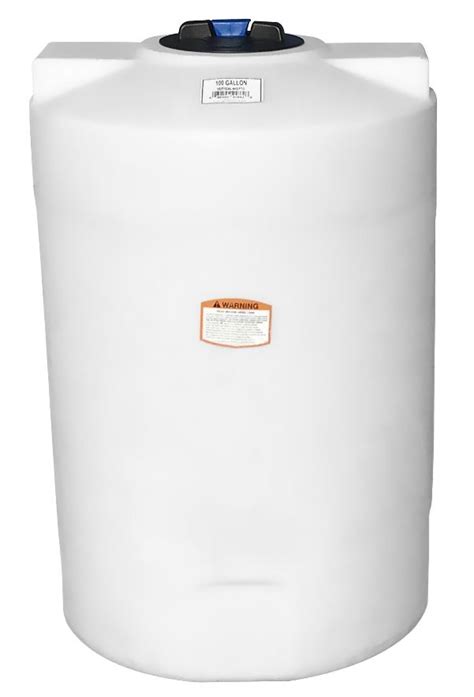 Norwesco Vertical Chemical Storage Tank 100 Gallon