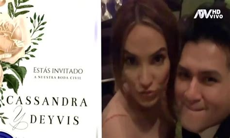 Cassandra Sánchez y Deyvis Orosco harán su boda con canje El parte de