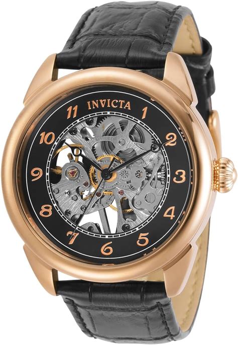 Invicta Specialty Reloj Mec Nico De Acero Inoxidable Con Correa De Piel