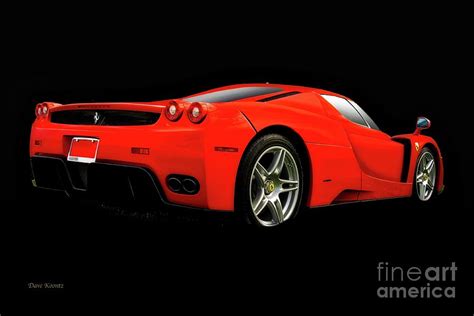 Ferrari Enzo 'Rear View' Photograph by Dave Koontz - Pixels