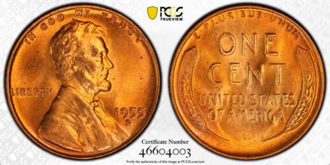 1955 D D PCGS MS65RD FS 503 Red RPM Repunched Mint Mark Lincoln Cent EBay