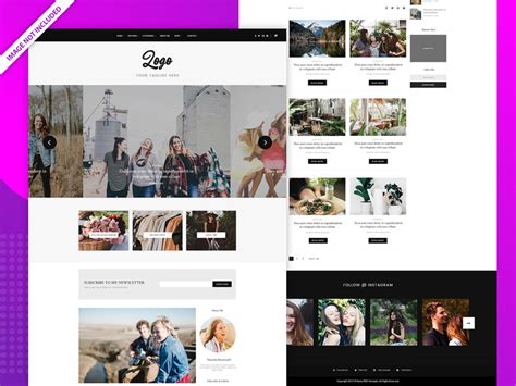 Personal Blog Template By Ixdesignlab EpicPxls