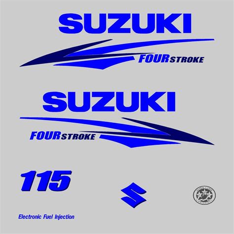 Stickers Suzuki Cv Serie Autocollant Capot Moteur Hors Bord