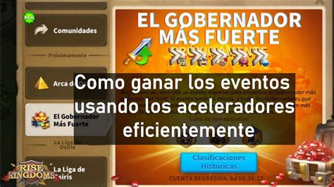 Como ganar eventos de poder eficientemente Rise of Kingdoms Español